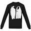 Свитшот Like a Penguin, черный с логотипом в Самаре заказать по выгодной цене в кибермаркете AvroraStore