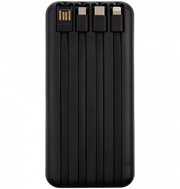 Внешний аккумулятор Omni XL 20000 мАч, черный с логотипом в Самаре заказать по выгодной цене в кибермаркете AvroraStore