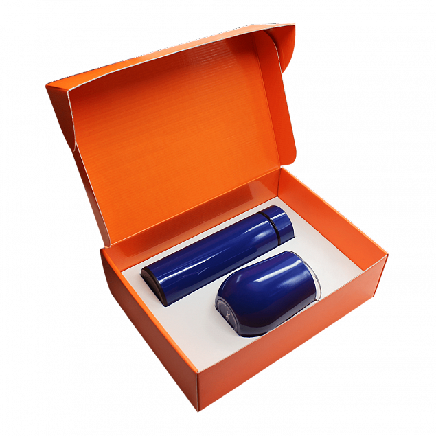 Набор Hot Box C W, синий с логотипом в Самаре заказать по выгодной цене в кибермаркете AvroraStore
