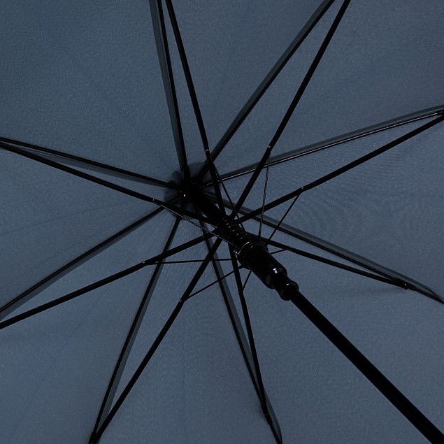 Зонт-трость OkoBrella, темно-синий с логотипом в Самаре заказать по выгодной цене в кибермаркете AvroraStore