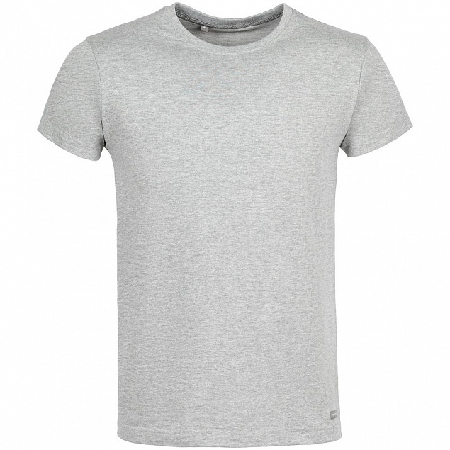 Футболка Firm Wear, серый меланж с логотипом в Самаре заказать по выгодной цене в кибермаркете AvroraStore