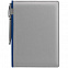 Ежедневник Spain Shall, недатированный, серый с синим с логотипом в Самаре заказать по выгодной цене в кибермаркете AvroraStore