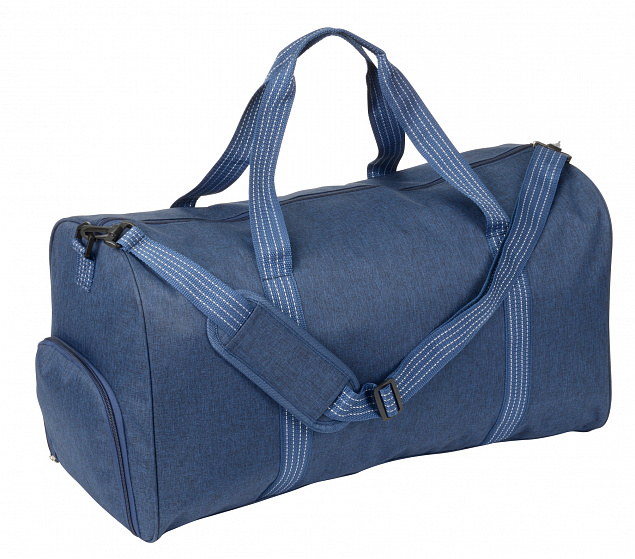 Спортивная сумка MOVE IT, синяя с логотипом в Самаре заказать по выгодной цене в кибермаркете AvroraStore