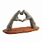 Скульптура "Люблю" с логотипом в Самаре заказать по выгодной цене в кибермаркете AvroraStore