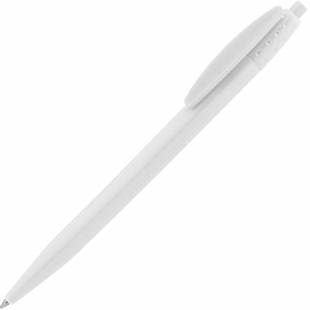 Ручка шариковая Champion ver.2, белая с логотипом в Самаре заказать по выгодной цене в кибермаркете AvroraStore