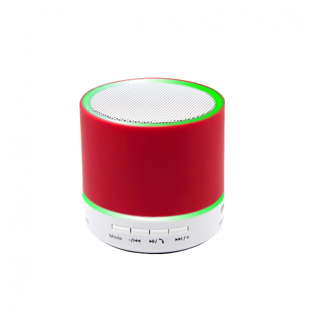 Беспроводная Bluetooth колонка Attilan - Красный PP с логотипом в Самаре заказать по выгодной цене в кибермаркете AvroraStore