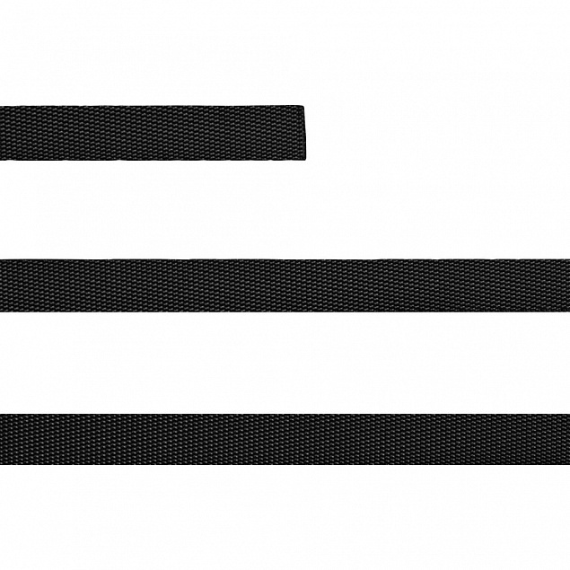Стропа текстильная Fune 10 S, черная, 50 см с логотипом в Самаре заказать по выгодной цене в кибермаркете AvroraStore