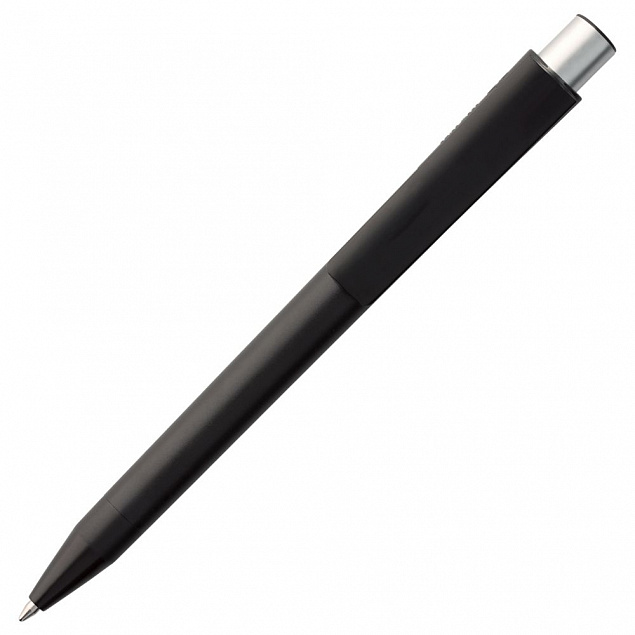 Ручка шариковая Delta, черная с логотипом в Самаре заказать по выгодной цене в кибермаркете AvroraStore