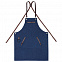 Фартук Craft, ver.2, синий джинс с логотипом в Самаре заказать по выгодной цене в кибермаркете AvroraStore