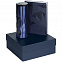 Набор Gems: ежедневник и термостакан, темно-синий с логотипом в Самаре заказать по выгодной цене в кибермаркете AvroraStore