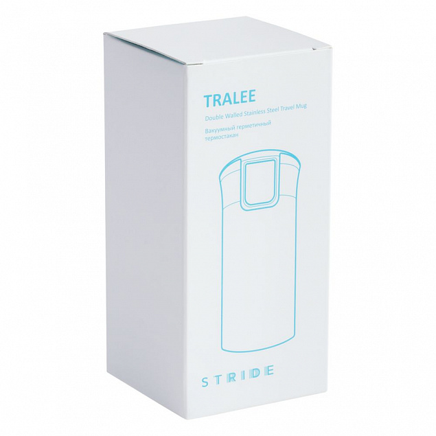Термостакан Tralee, бирюзовый с логотипом в Самаре заказать по выгодной цене в кибермаркете AvroraStore