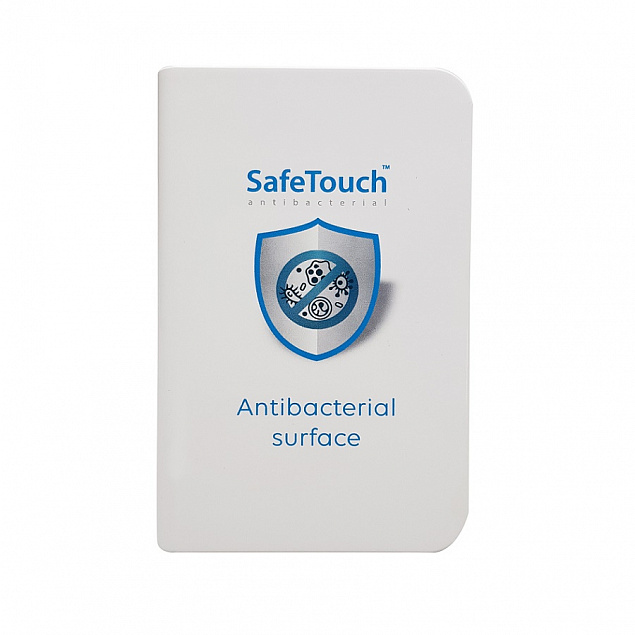 Универсальный аккумулятор "Shaky Safe Touch" (4000mAh), с антибактериальной защитой с логотипом в Самаре заказать по выгодной цене в кибермаркете AvroraStore