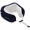 Дорожная подушка-массажер inRelax, синяя с логотипом в Самаре заказать по выгодной цене в кибермаркете AvroraStore