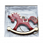 Ёлочная игрушка Лошадка (красный) с логотипом в Самаре заказать по выгодной цене в кибермаркете AvroraStore