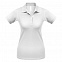 Рубашка поло женская Safran Pure белая с логотипом в Самаре заказать по выгодной цене в кибермаркете AvroraStore