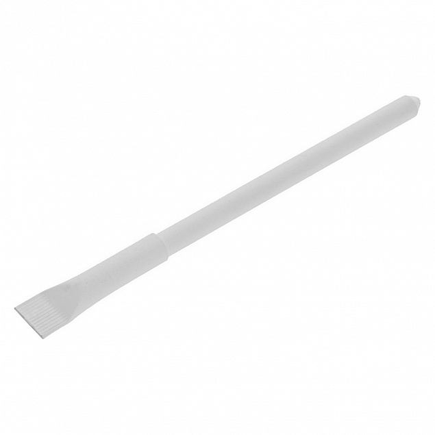 Эко ручка, белая с логотипом в Самаре заказать по выгодной цене в кибермаркете AvroraStore