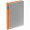 Ежедневник Spain Shall, недатированный, серый с оранжевым с логотипом в Самаре заказать по выгодной цене в кибермаркете AvroraStore