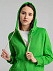 Толстовка унисекс на молнии SHERPA 280, ярко-зеленая с логотипом в Самаре заказать по выгодной цене в кибермаркете AvroraStore
