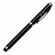 Шариковая ручка с лазерной указкой Supreme, черная с логотипом в Самаре заказать по выгодной цене в кибермаркете AvroraStore