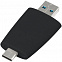 Флешка Pebble Type-C, USB 3.0, черная, 16 Гб с логотипом в Самаре заказать по выгодной цене в кибермаркете AvroraStore