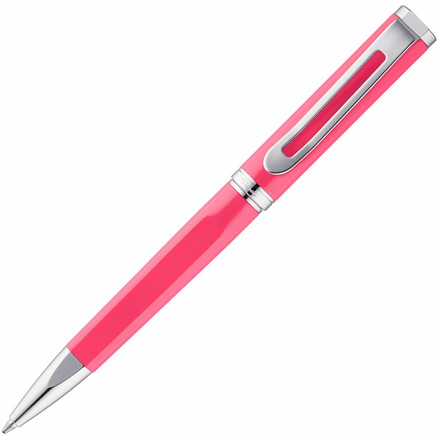 Ручка шариковая Phase, розовая с логотипом в Самаре заказать по выгодной цене в кибермаркете AvroraStore