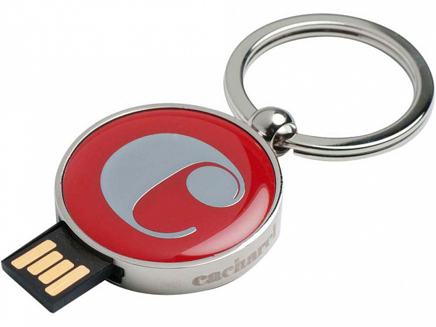 Набор: брелок с флеш-картой на 4 Гб, ручка шариковая с логотипом в Самаре заказать по выгодной цене в кибермаркете AvroraStore