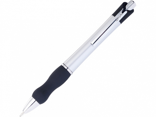 Ручка шариковая Bubble, черный, черные чернила с логотипом в Самаре заказать по выгодной цене в кибермаркете AvroraStore