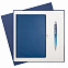 Подарочный набор Portobello/Latte NEW синий (Ежедневник недат А5, Ручка) с логотипом в Самаре заказать по выгодной цене в кибермаркете AvroraStore