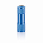 Алюминиевый фонарик Quattro, синий с логотипом в Самаре заказать по выгодной цене в кибермаркете AvroraStore