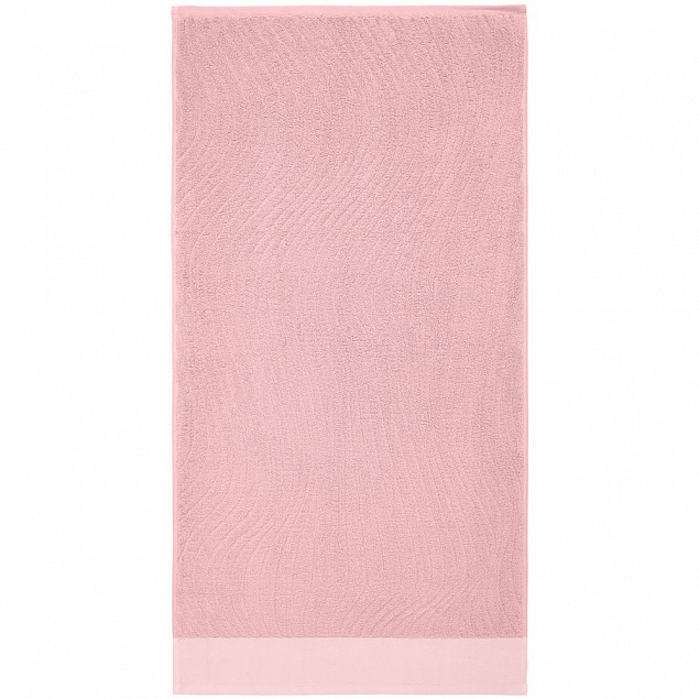 Полотенце New Wave, среднее, розовое с логотипом в Самаре заказать по выгодной цене в кибермаркете AvroraStore