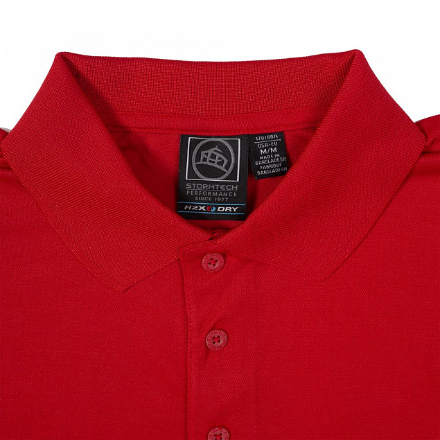 Рубашка поло мужская Eclipse H2X-Dry, красная с логотипом в Самаре заказать по выгодной цене в кибермаркете AvroraStore