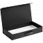 Коробка с ручкой Platt, черная с логотипом в Самаре заказать по выгодной цене в кибермаркете AvroraStore
