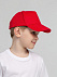 Бейсболка детская Standard Kids, красная с логотипом в Самаре заказать по выгодной цене в кибермаркете AvroraStore
