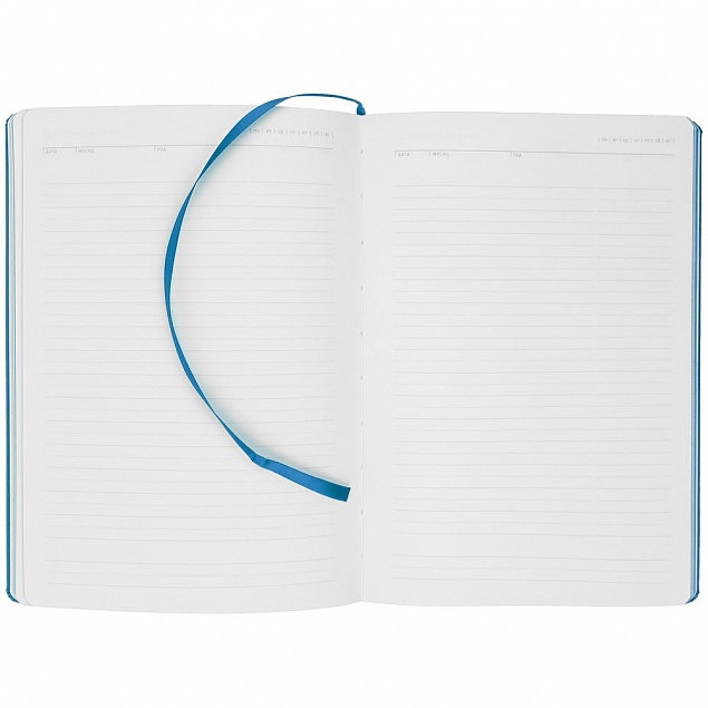 Ежедневник Cortado, недатированный, ярко-синий с логотипом в Самаре заказать по выгодной цене в кибермаркете AvroraStore
