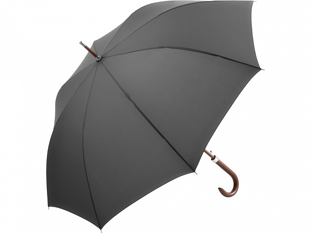 Зонт-трость «Dandy» с деревянной ручкой с логотипом в Самаре заказать по выгодной цене в кибермаркете AvroraStore