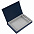 Коробка Silk с ложементом под ежедневник и ручку, синяя с логотипом в Самаре заказать по выгодной цене в кибермаркете AvroraStore
