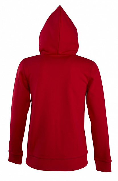 Толстовка женская на молнии с капюшоном Seven Women 290, красная с логотипом в Самаре заказать по выгодной цене в кибермаркете AvroraStore