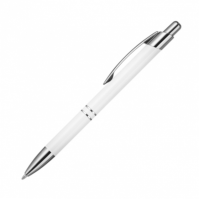 Шариковая ручка Portobello PROMO, белая с логотипом в Самаре заказать по выгодной цене в кибермаркете AvroraStore