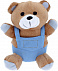 Игрушка Плюшевый медведь с логотипом в Самаре заказать по выгодной цене в кибермаркете AvroraStore