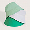 Панама Nylon двусторонняя, зеленая со светло-зеленым с логотипом в Самаре заказать по выгодной цене в кибермаркете AvroraStore