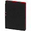 Ежедневник Flexpen Black, недатированный, черный с красным с логотипом в Самаре заказать по выгодной цене в кибермаркете AvroraStore