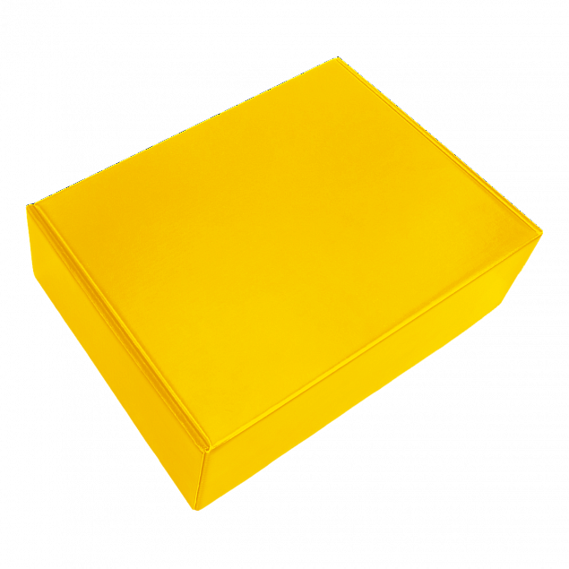 Коробка Hot Box (желтая) с логотипом в Самаре заказать по выгодной цене в кибермаркете AvroraStore