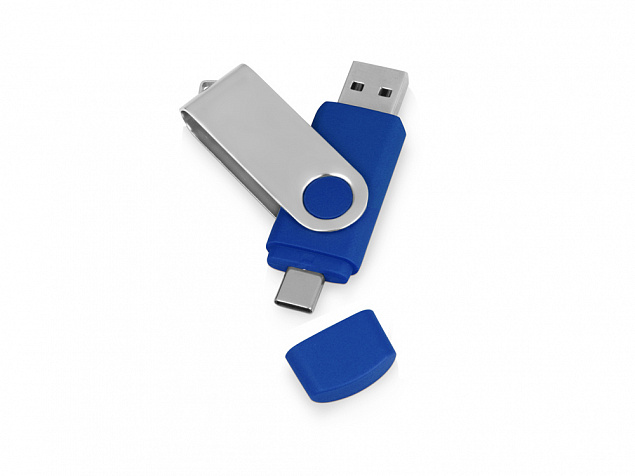 USB/USB Type-C флешка на 16 Гб «Квебек C» с логотипом в Самаре заказать по выгодной цене в кибермаркете AvroraStore
