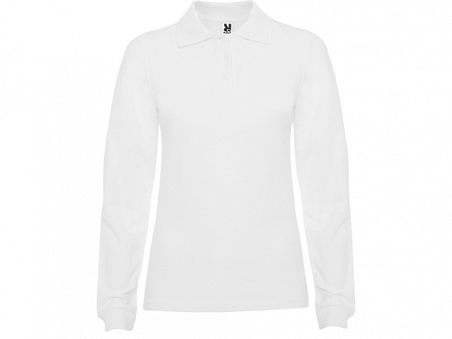 Рубашка поло «Estrella» женская с длинным рукавом с логотипом в Самаре заказать по выгодной цене в кибермаркете AvroraStore