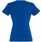 Футболка женская MISS 150, ярко-синяя (royal) с логотипом в Самаре заказать по выгодной цене в кибермаркете AvroraStore