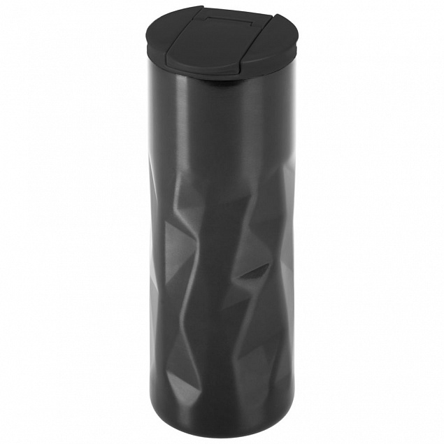 Набор Gems: ежедневник и термостакан, черный с логотипом в Самаре заказать по выгодной цене в кибермаркете AvroraStore