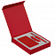 Коробка Latern для аккумулятора 5000 мАч, флешки и ручки, красная с логотипом в Самаре заказать по выгодной цене в кибермаркете AvroraStore