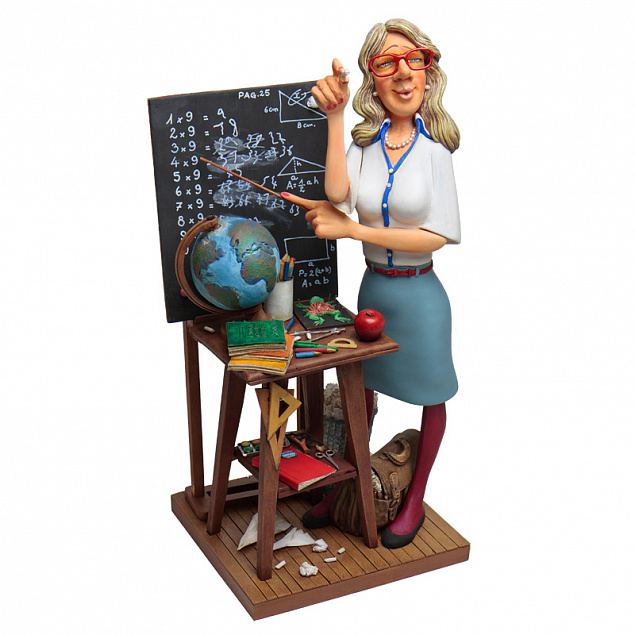 Скульптура "Учительница" с логотипом в Самаре заказать по выгодной цене в кибермаркете AvroraStore