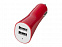Адаптер автомобильный Pole, красный с логотипом в Самаре заказать по выгодной цене в кибермаркете AvroraStore