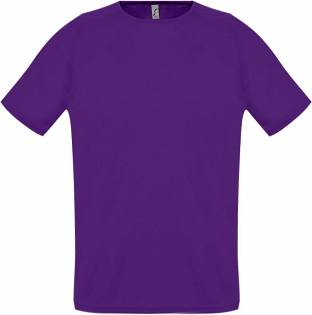 Футболка унисекс SPORTY 140 темно-фиолетовая с логотипом в Самаре заказать по выгодной цене в кибермаркете AvroraStore